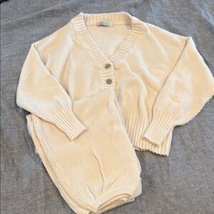 Cozy Free People Sweater Set